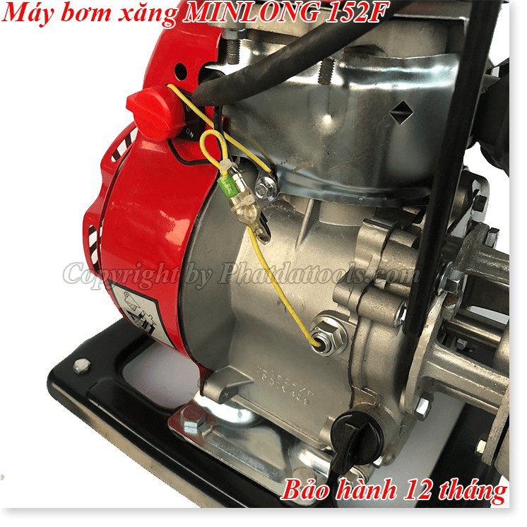 🛴FREESHIP 🛴 Máy bơm nước chạy xăng MINLONG 152F-Động cơ 4 thì tiết kiệm nhiên liệu