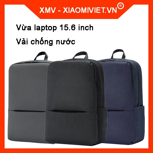 Balo Xiaomi Mi Bussiness Backpack 2 - Vừa laptop 15.6 inch, vải chống nước - Hàng chính hãng