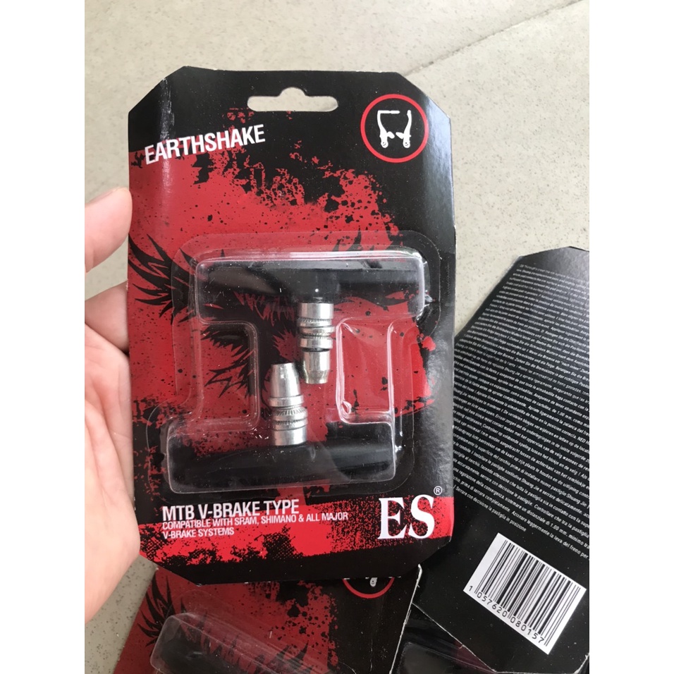 Cặp Gôm Má Phanh Xe Đạp MTB V-Brake Type Earthshake