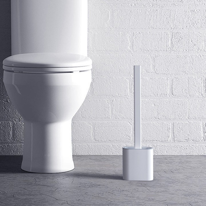 Cây cọ bồn cầu silicon siêu sạch, cây cọ rửa vệ sinh phòng tắm toilet chất lượng cao