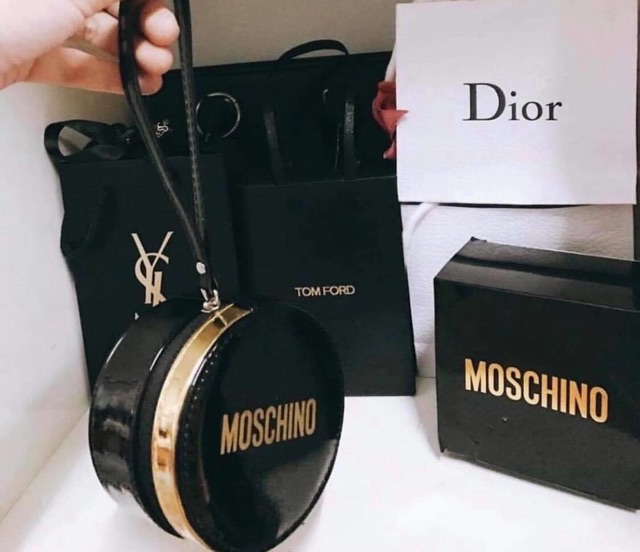 [SẴN] Túi Pouch MOSCHINO - Chính Hãng