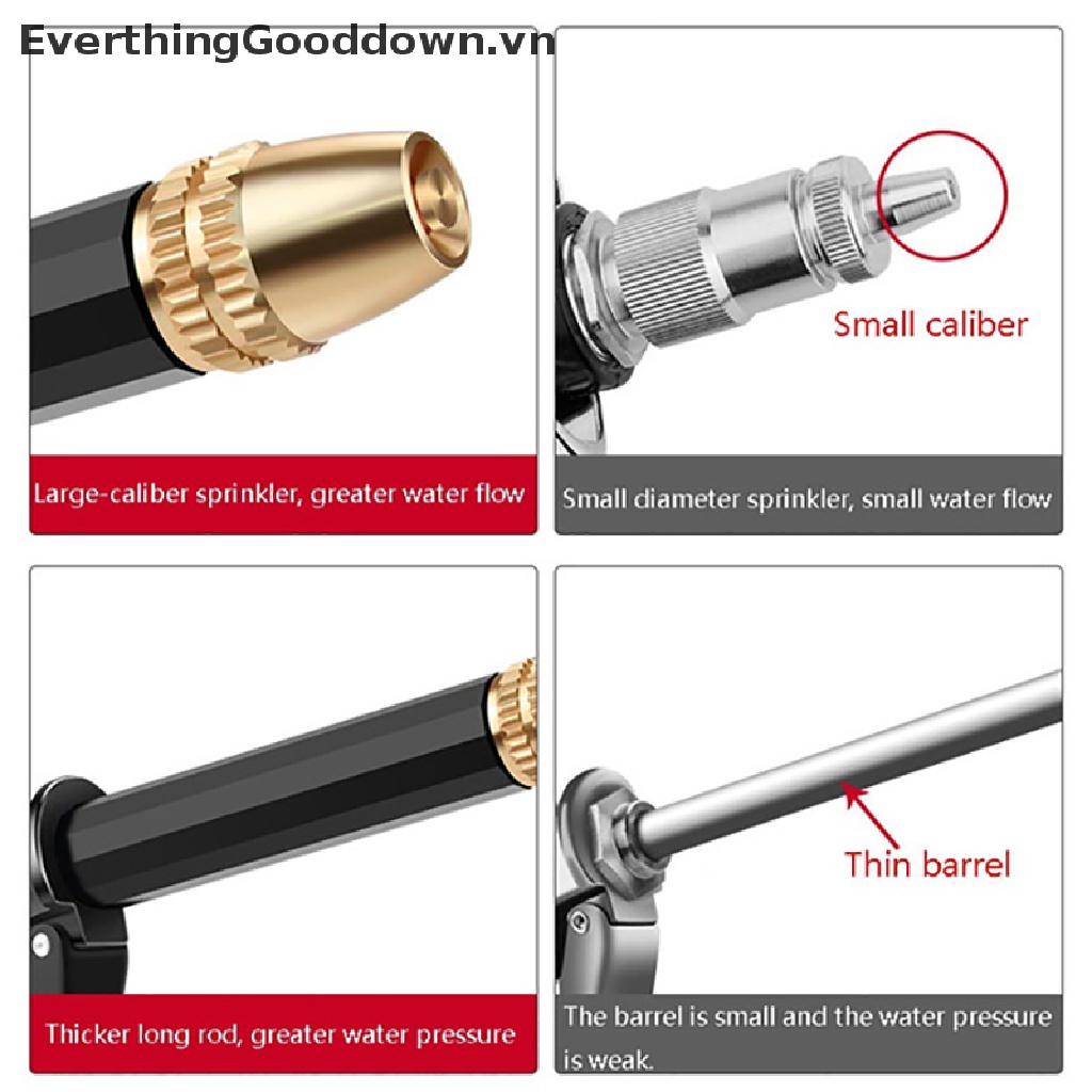 Everthinggooddown Vòi Xịt Nước Rửa Xe Áp Suất Cao