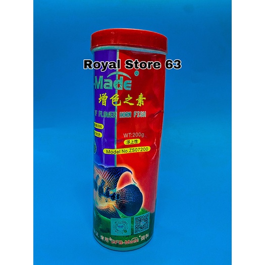 BBF Made thức ăn chuyên cho cá La Hán For All Kind Of Flower horn fish hủ 200g