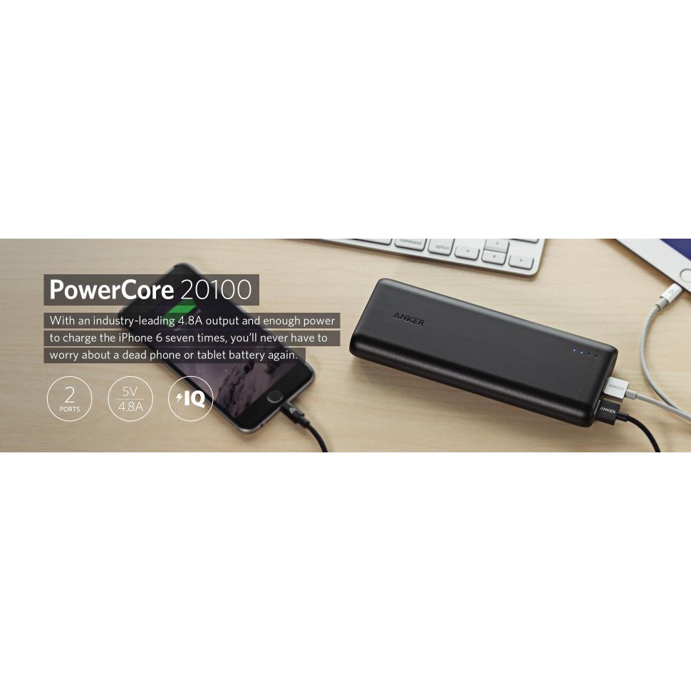 Pin dự phòng Anker PowerCore+ 20100 USB-C - HÀNG NHẬP KHẨU