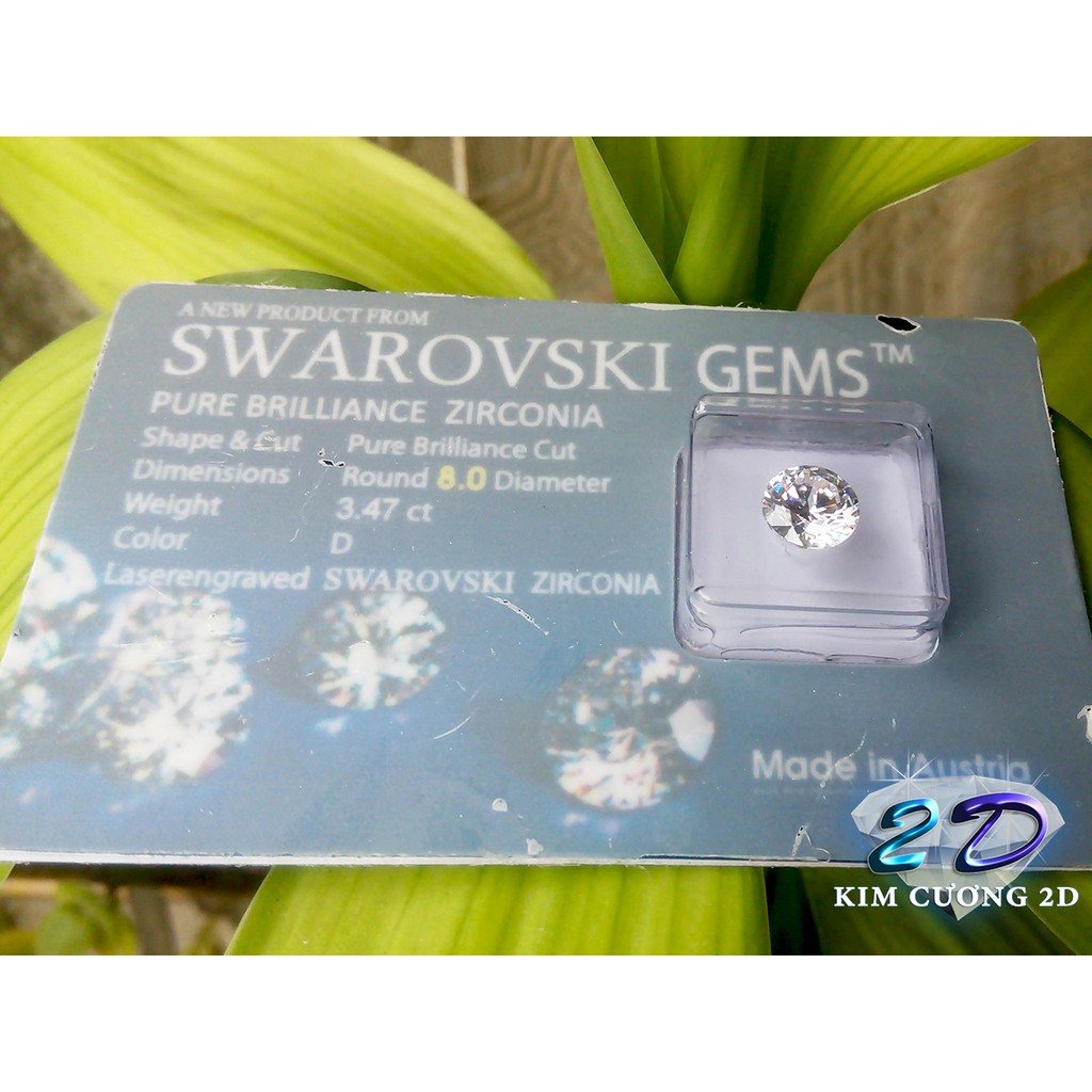 Kim Cương Nhân Tạo 8LY - Swarovski Gems