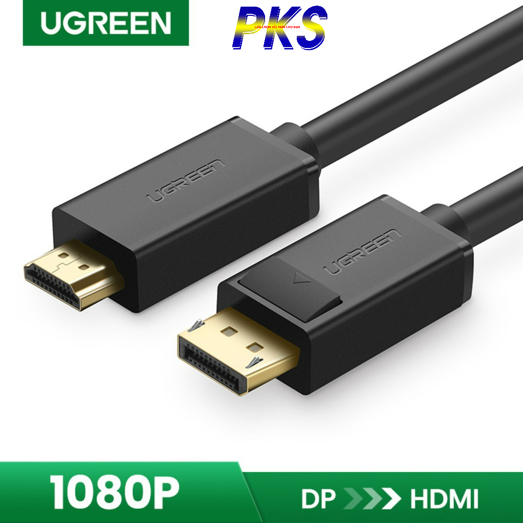 Cáp Chuyển Displayport Sang HDMI 1.5M Ugreen 10239 - UGREEN 10239