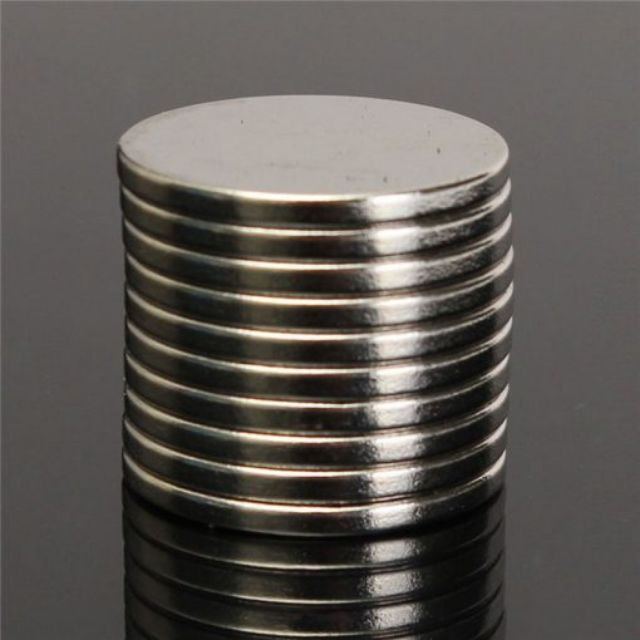 10pcs Nam châm đất hiếm Neodymium 20x2mm