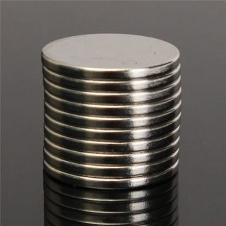 10pcs Nam châm đất hiếm Neodymium 20x2mm