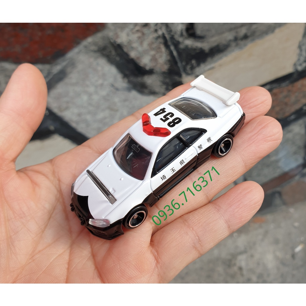 Mô hình xe Cảnh Sát Nissan tomica Nhật Bản No1 Có Hộp