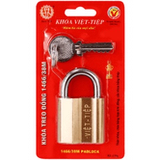 Ổ khoá treo đồng Việt Tiệp đồng thau 4 phân 5 phân 6 phân