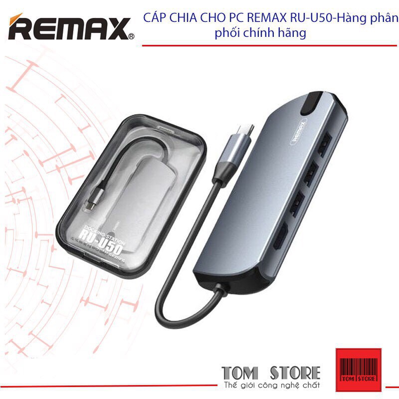 [Mã 267ELSALE hoàn 7% đơn 300K] CÁP CHIA CHO PC REMAX RU-U50-Hàng phân phối chính hãng