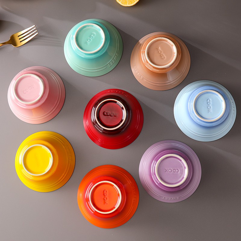 Bát cơm Sweet 11cm màu pastel p/c Le Creuset - Chén sứ cao cấp không chì, hàng tiêu chuẩn xuất Âu