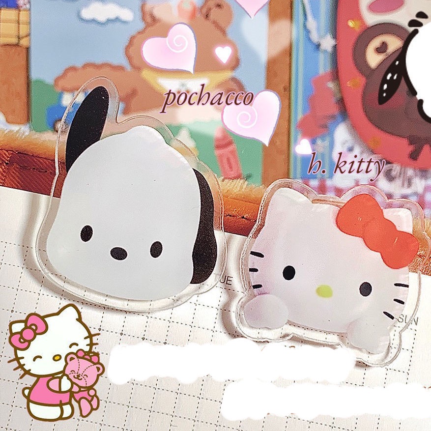 Kẹp Giấy Nhựa Paper Clip Hình Maid Kuromi Melody