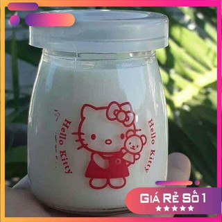 [ SIÊU KHUYẾN MẠI ] Bộ 12 hũ làm sữa chua thủy tinh, đựng dầu dừa.