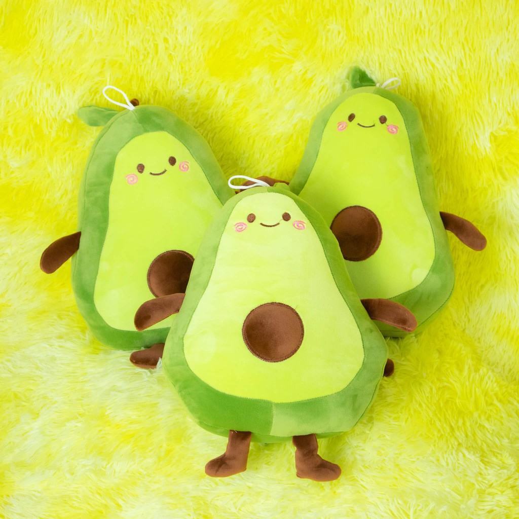 Gấu Bông Quả Bơ Mềm Mịn 40cm Lomo Home