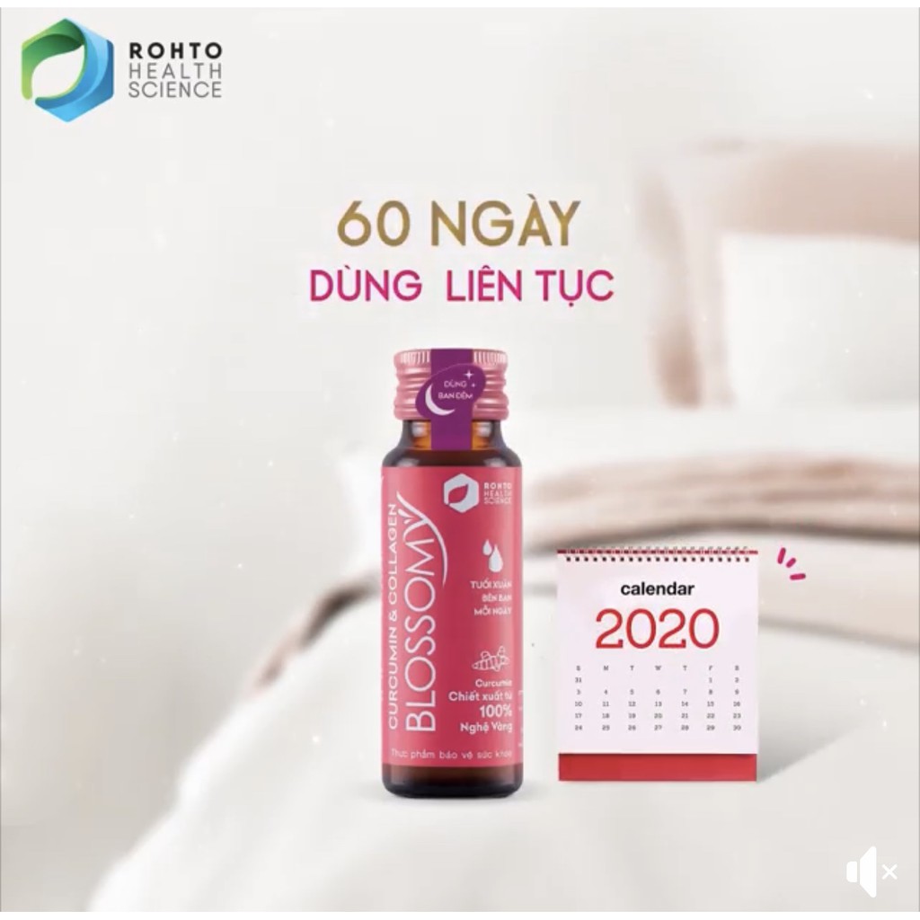 Collagen Blossomy - sáng da, khoẻ dạ dày - Hộp 10 chai | BigBuy360 - bigbuy360.vn