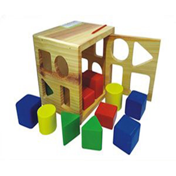 Hộp thả hình 140 X 140, đồ chơi thả hình khối bằng gỗ, hokiti, đồ chơi trẻ em