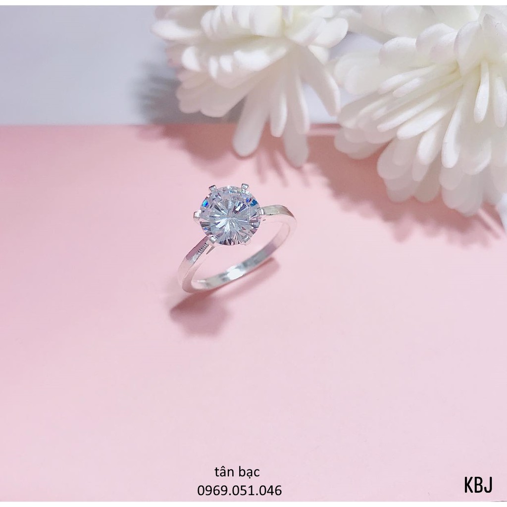 Nhẫn nữ đính đá  xinh xắn , nổi bật,  chuẩn bạc ta sáng đẹp , SHOP Cam kết bạc chuẩn, chất lượng, giá xưởng,chuẩn y hình