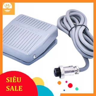 Công Tắc Bàn Đạp - Full Giắc Cắm 2 chân - Dây Dài 2 Mét / Foot switch - Cóc Đạp Chân