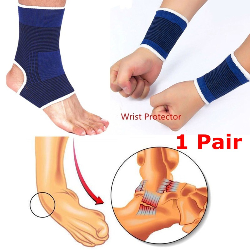 Cặp đai đeo bảo vệ cổ tay/bàn tay/đầu gối/khuỷu tay/mắt cá khi tập thể dục thể thao