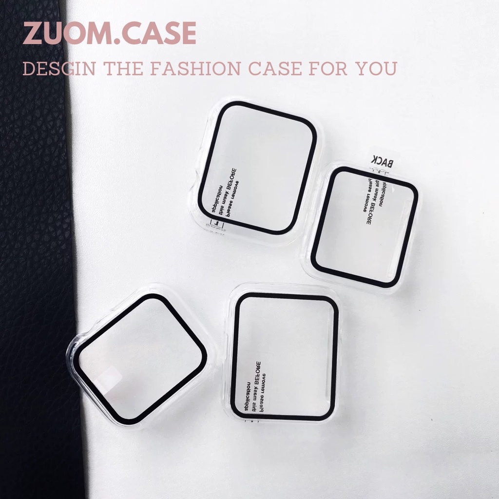 Ốp lưng TRONG SUỐT dành cho Apple Watch size 38mm/40mm/41mm/42mm/44mm/45mm