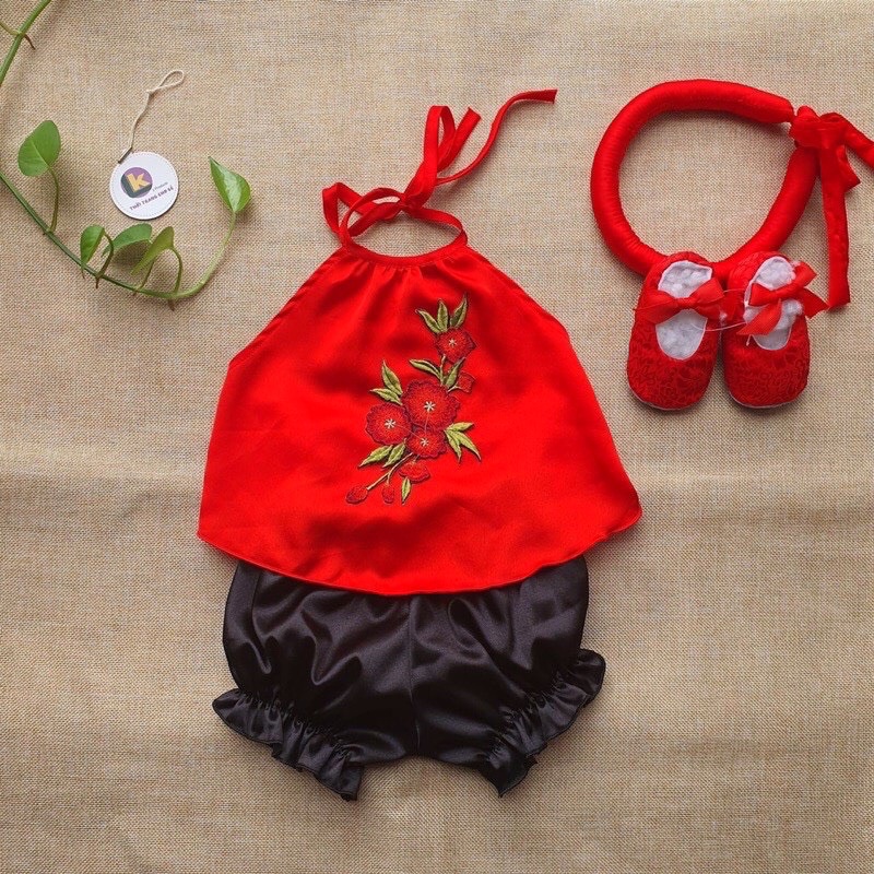 YẾM ĐÀO HOA KÈM MẤN CHO BÉ GÁI 💞