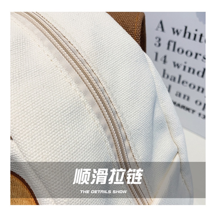 Balo Canvas Cỡ Lớn In Hình Burger 2022 NB00052