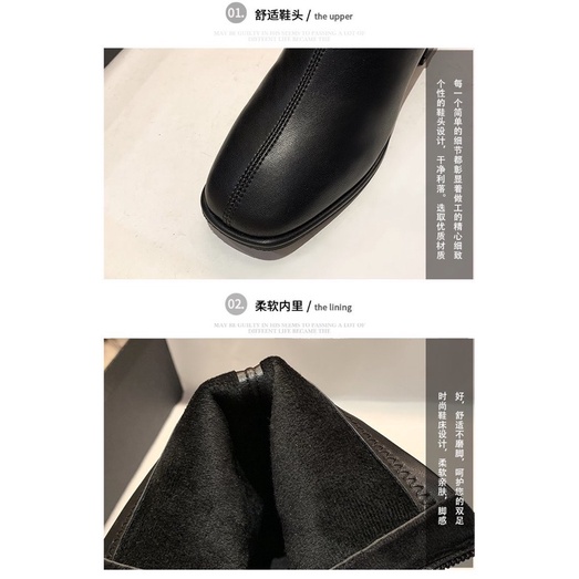 990 Bốt cổ ngắn khoá sau da mềm BIG SIZE 40-43