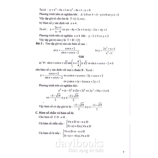 Sách - Phân Loại Phân Tích Và Phương Pháp Giải Toán Khảo Sát Hàm Số