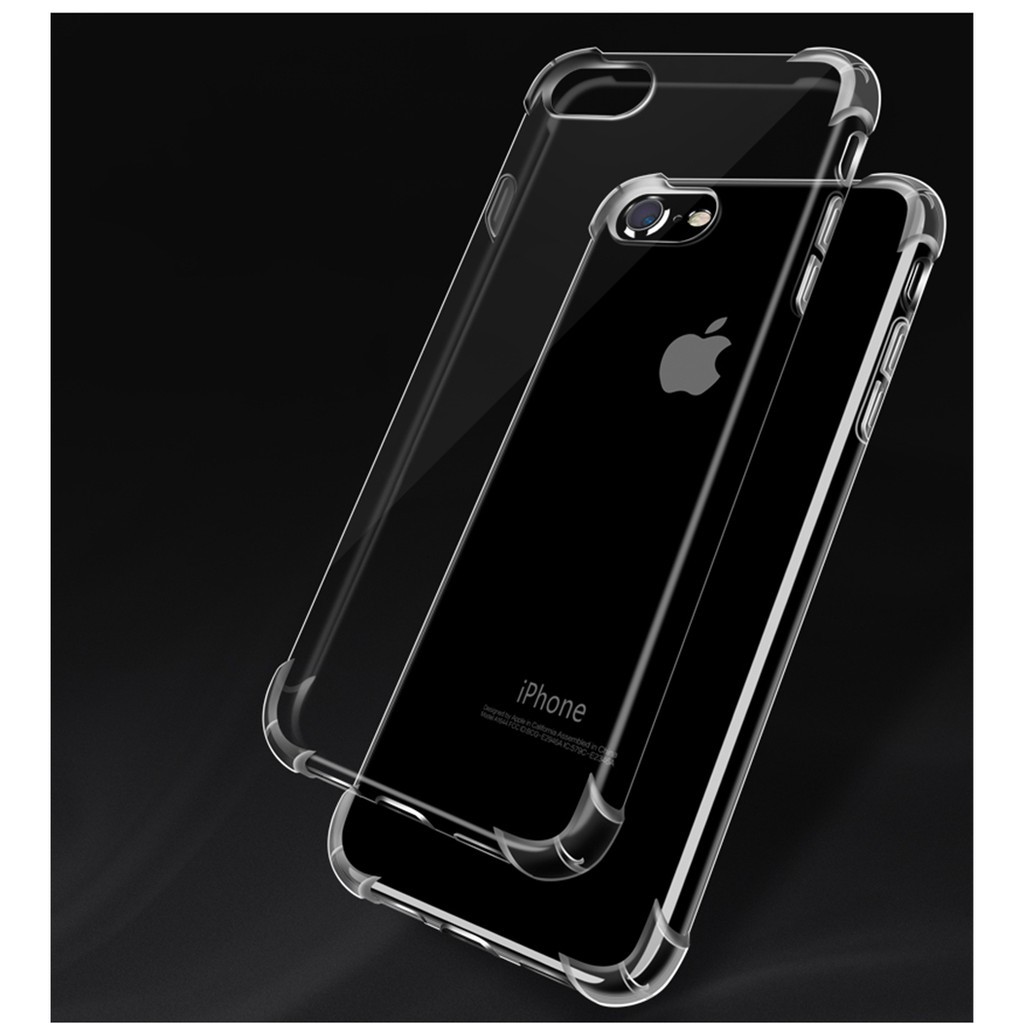 ỐP ĐIỆN THOẠI CHẤT LIỆU SILICON TRONG SUỐT chống sốc 4 góc CHO IPHONE 5/5S/6/6S/6 PLUS/7 8/7 8 PLUS/X/XS/XR/XS MAX | BigBuy360 - bigbuy360.vn