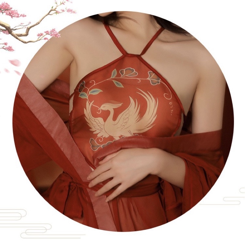 FM7983 Yếm Choàng Cổ Phong Trung Hoa Gợi Cảm Quyến Rũ - Sexy Cosplay @lingerie.sm.toys | BigBuy360 - bigbuy360.vn