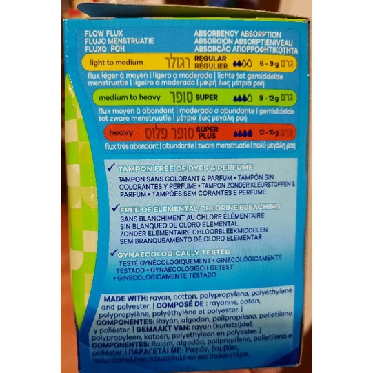 Tampax Pearl Compak hàng Anh chính hãng hộp 36cây tampons