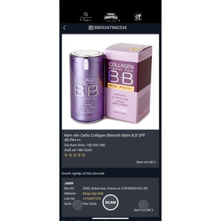 Kem nền BB Collagen Cellio - Màu 21