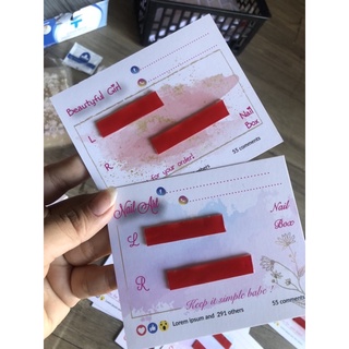hộp, bìa đựng móng mẫu nails box
