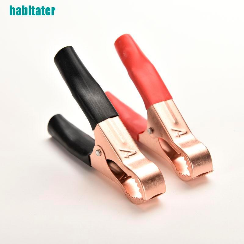 Bộ 2 Kẹp Cá Sấu Thử Điện 50A Màu Đỏ Và Đen Chuyên Dụng Cho Xe Hơi