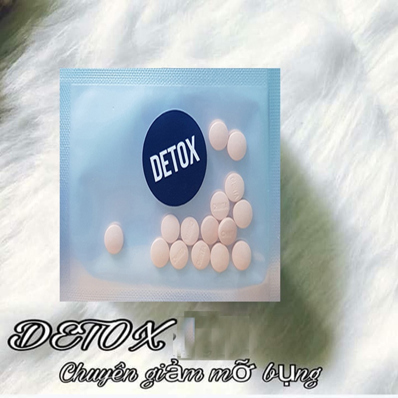 Detox thải mỡ ban đêm - Giúp đào thải mỡ thừa, độc tố gan thận, làm sạch đại tràng, hiệu quả sau lần 1 lần sử dụng