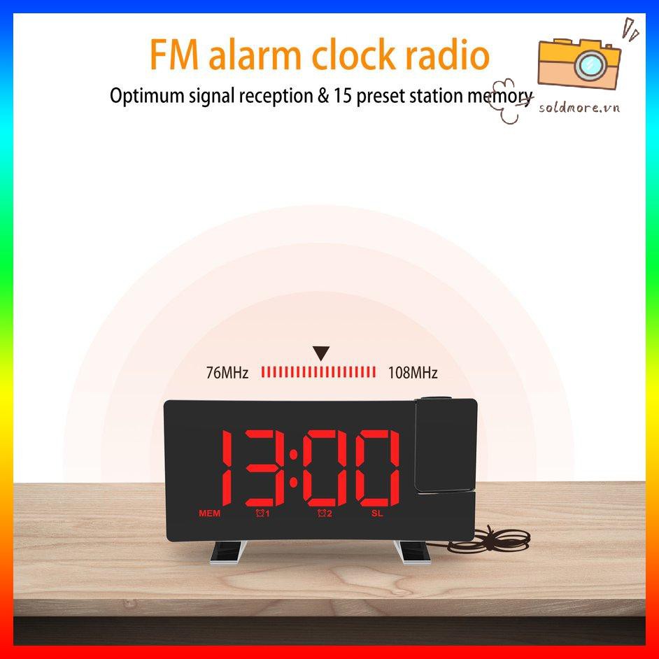 Đồng Hồ Báo Thức Điện Tử Có Đèn Led Chất Lượng Cao