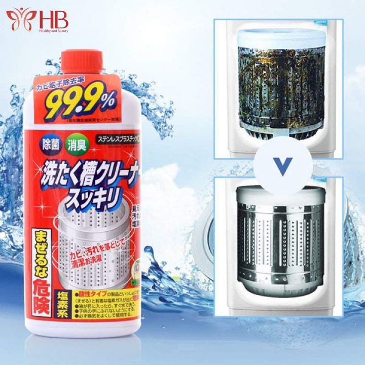 Nước tẩy lồng giặt Rocket Soap 550ml Nhật Bản - Mỹ phẩm H&amp;B