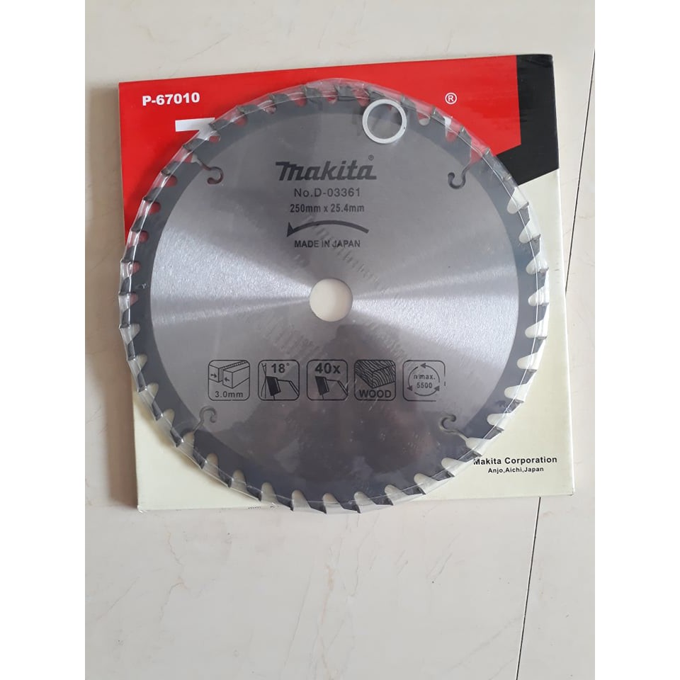 Lưỡi cắt gỗ D250- MAKITA 40T