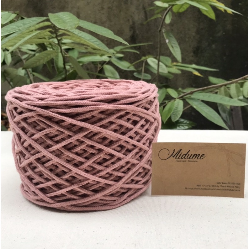 Sợi dệt 2.8mm làm túi xách có 12 màu được đánh số thứ tự, sẵn kho