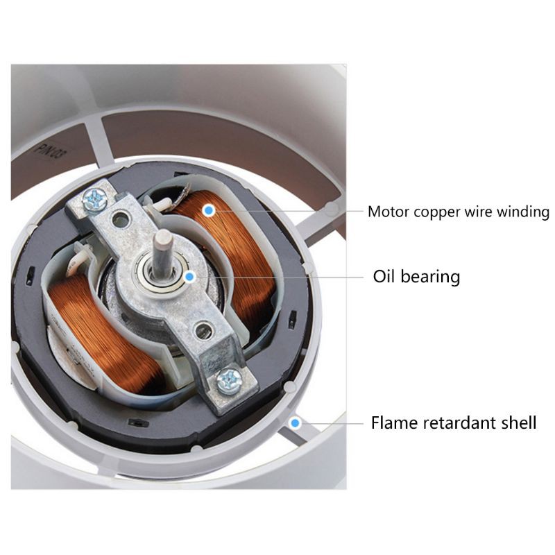 Quạt Thông Gió 4 &quot;Không Ồn