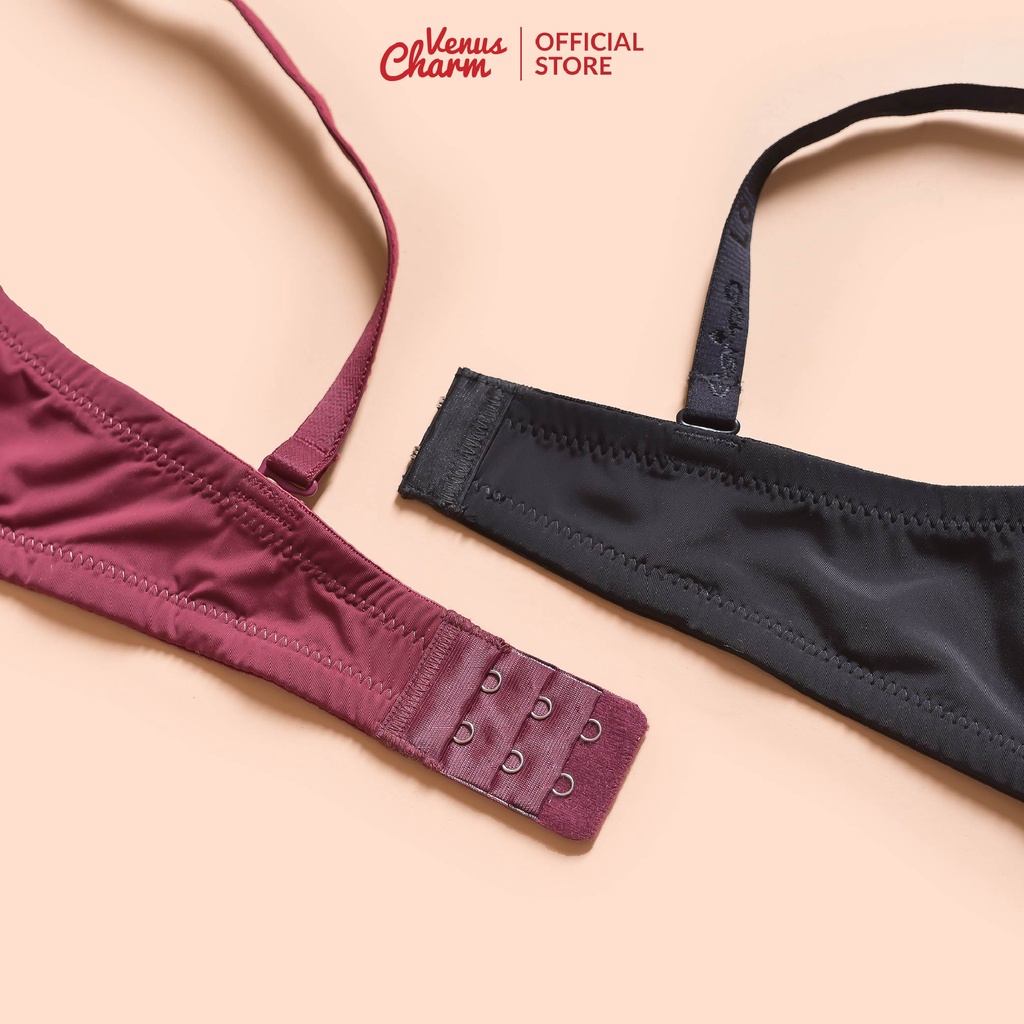 Áo lót cúp ngực Venus Charm quả ngang có gọng nâng đẩy ngực tự nhiên 8057 trơn | BigBuy360 - bigbuy360.vn