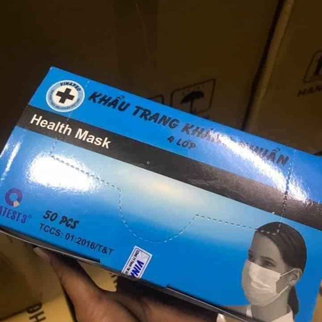 Khẩu trang y tế 4 lớp kháng khuẩn_1 hộp 50 cái | BigBuy360 - bigbuy360.vn