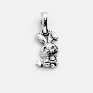 Mặt Dây Chuyền Bạc 925-Chú Thỏ Oxidize Dễ Thương-KaT Jewelry