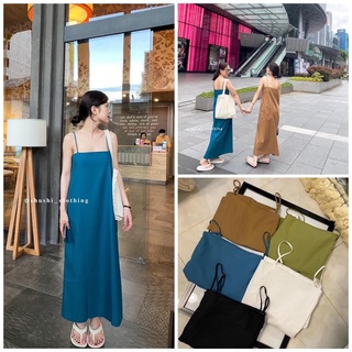 Đầm dây maxi xuông tăng đơ điều chỉnh đủ màu