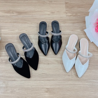 Sục mũi nhọn quai đá to gót 3cm( cườm to)