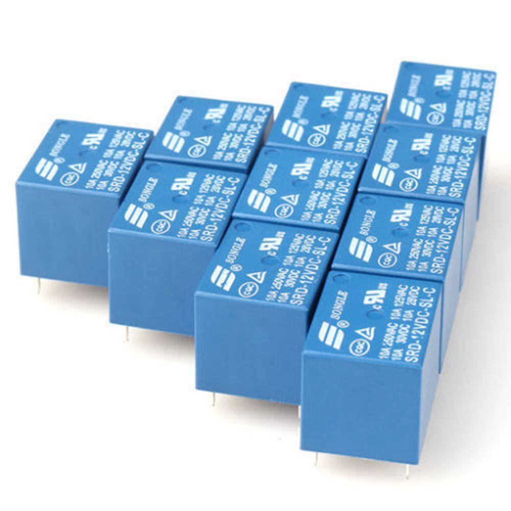 PISTA Set 10 Rơ Le Mini 5 Chấu Chuyên Dụng