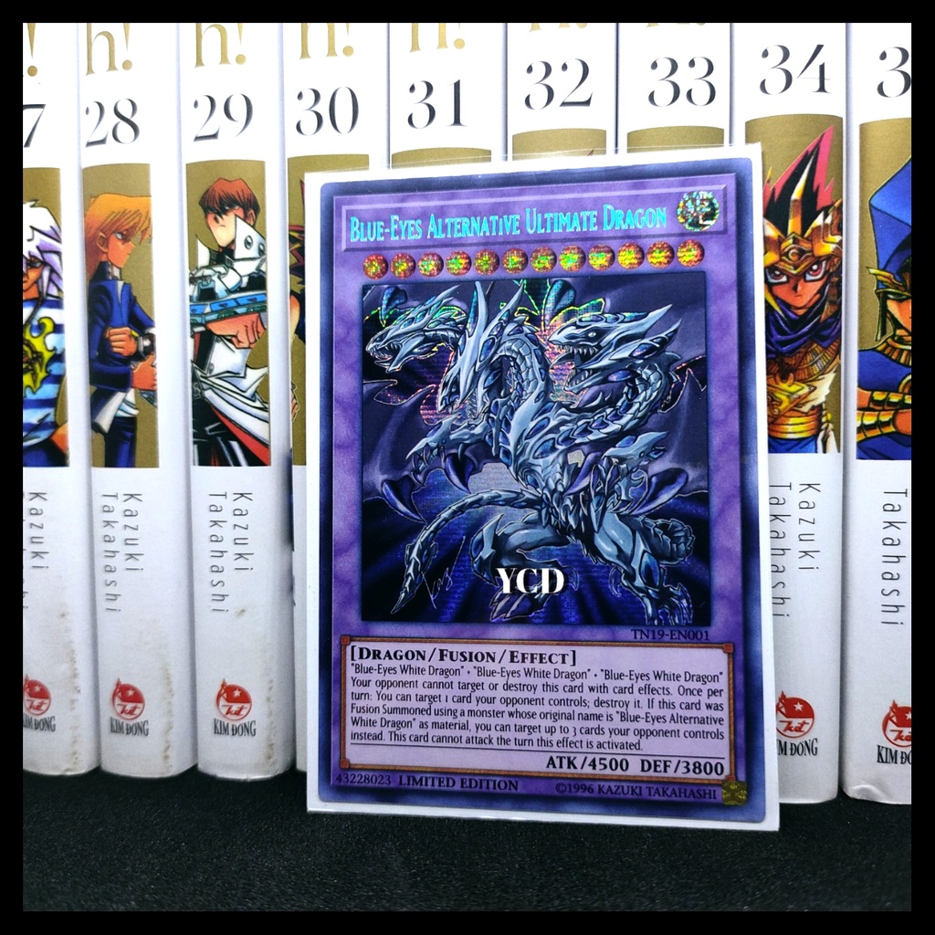 Thẻ bài yugioh chính hãng Blue-Eyes AlternativeUltimate dragon – Prismatic Secret Rare