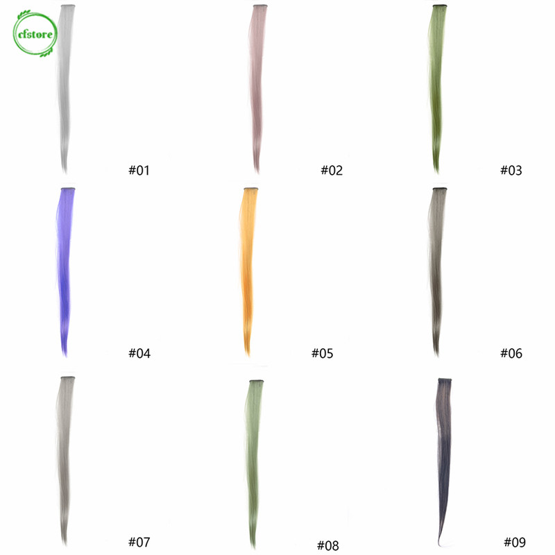 (Hàng Mới Về) Tóc Giả Nhuộm Màu Cá Tính Thời Trang