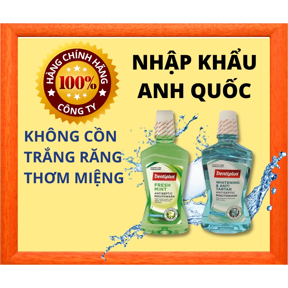 Nước súc miệng không cồn Dentiplus
